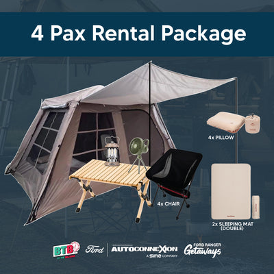 4 - Pax Gear Rental - Ford Ranger Getaways